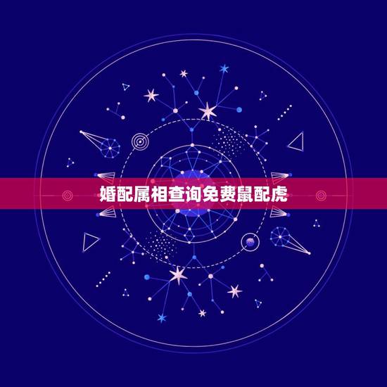 婚配属相查询免费鼠配虎，十二生肖配对鼠和虎