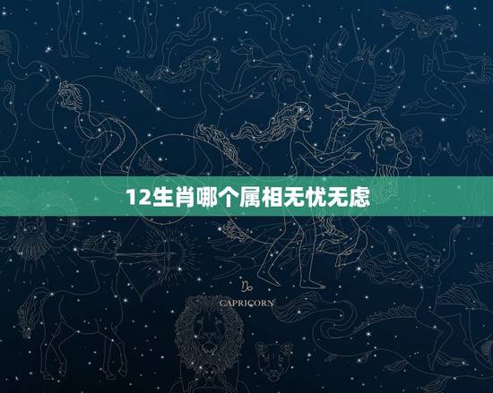 12生肖哪个属相无忧无虑,无忧无虑,终日嬉戏。少年不识愁滋味!猜十二生 12生肖哪个属相无忧无虑,无忧无虑,终日嬉戏。少年不识愁滋味!猜十二生