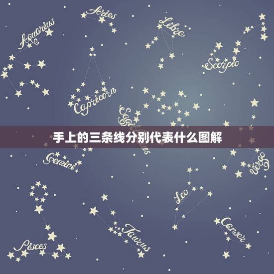 手上的三条线分别代表什么图解,手上有三条线分贝别是什么线 手上的三条线分别代表什么图解,手上有三条线分贝别是什么线