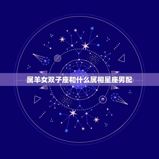 属羊女双子座和什么属相星座男配，1991年6月10日属羊双子座男生的性