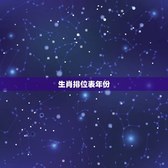 生肖排位表年份，想知道哪一年属相有公式：1先排好十天干和十二地支，标注