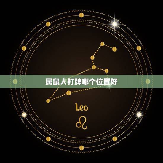 属鼠人打牌哪个位置好,属鼠打牌坐哪个方位好 属鼠人打牌哪个位置好,属鼠打牌坐哪个方位好