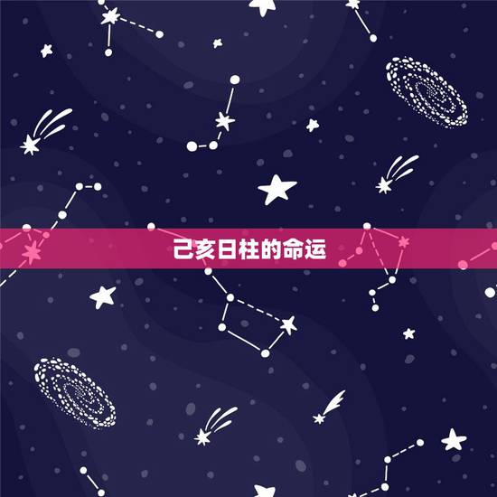 己亥日柱的命运,戊子日柱人的命运 己亥日柱的命运,戊子日柱人的命运