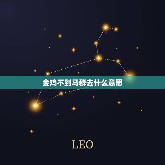 金鸡不到马群去什么意思,嘘狗不到寺上去,什么意思? 金鸡不到马群去什么意思,嘘狗不到寺上去,什么意思?
