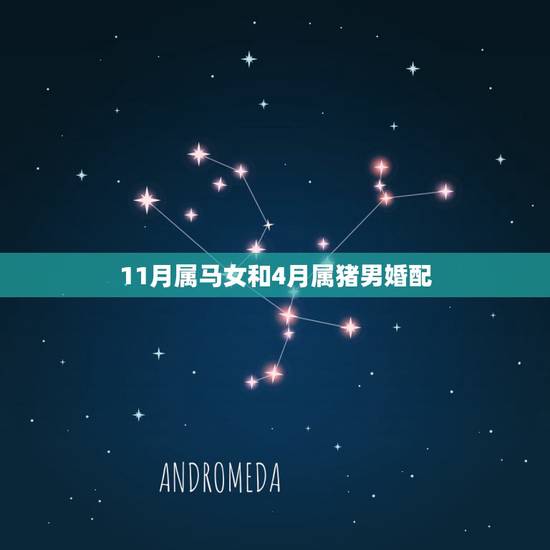 11月属马女和4月属猪男婚配，属马的和属猪的配吗？女属马和男属猪配吗？