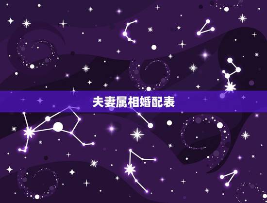 夫妻属相婚配表,十二生肖婚配口诀 夫妻属相婚配表,十二生肖婚配口诀