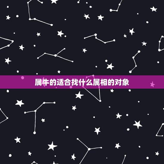 属牛的适合找什么属相的对象，属牛女人更佳配偶