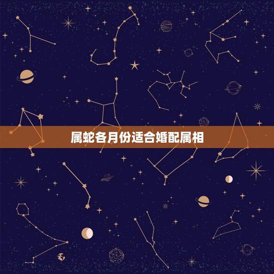 属蛇各月份适合婚配属相,蛇与什么属相相合 属蛇各月份适合婚配属相,蛇与什么属相相合
