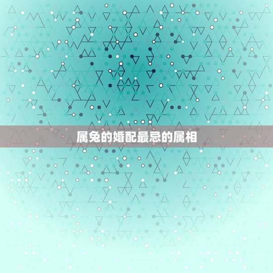 属兔的婚配最忌的属相,属兔的婚配属相 属兔的婚配最忌的属相,属兔的婚配属相
