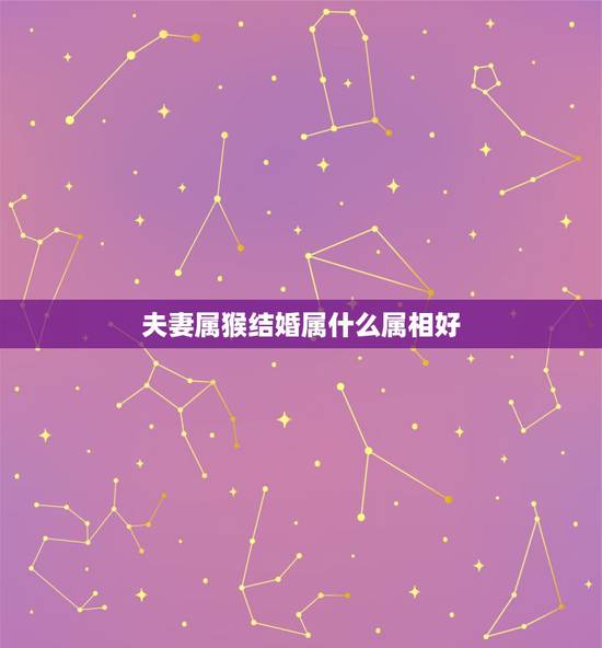 夫妻属猴结婚属什么属相好,猴配什么生肖结婚最好? 夫妻属猴结婚属什么属相好,猴配什么生肖结婚最好?