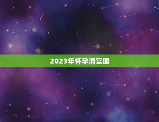 2023年怀孕清宫图，2019年的生男生女清宫图现在有吗，比较准确的