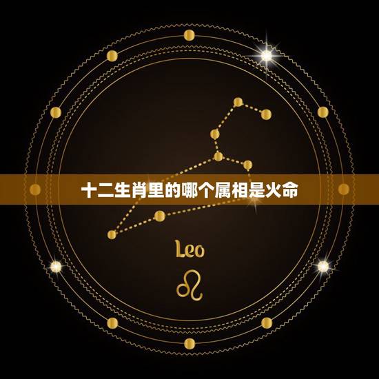 十二生肖里的哪个属相是火命，十二生肖兔是属火吗