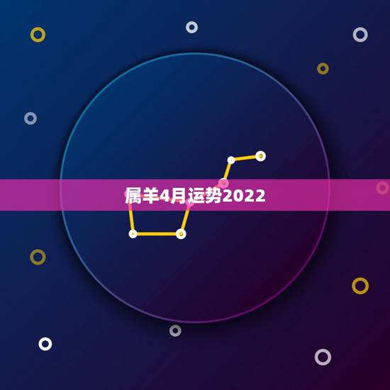 属羊4月运势2022，2022年羊年运势及运程