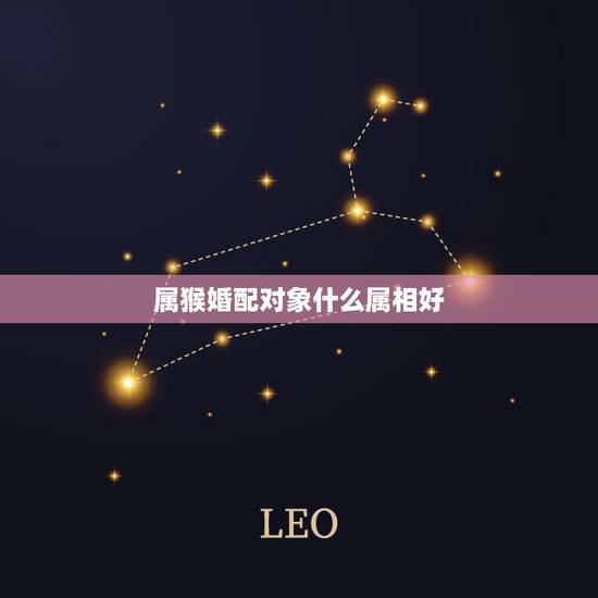 属猴婚配对象什么属相好，属猴的最好与属什么属相的结姻缘