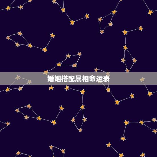 婚姻搭配属相命运表 男女属相婚配表大全 婚姻搭配属相命运表 男女属相婚配表大全
