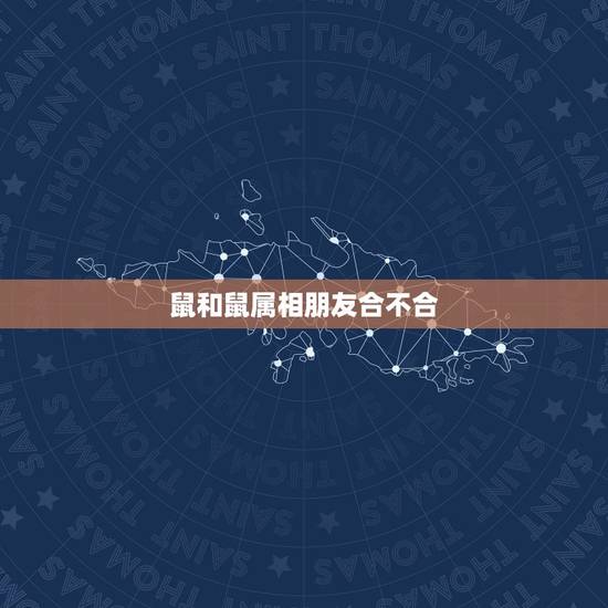 鼠和鼠属相朋友合不合，属鼠的和什么属相不能共事