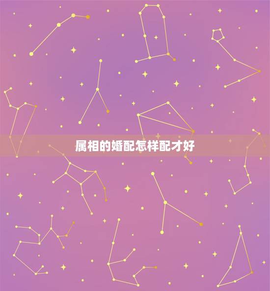 属相的婚配怎样配才好,婚配与属相互相之间怎样适合相配? 属相的婚配怎样配才好,婚配与属相互相之间怎样适合相配?