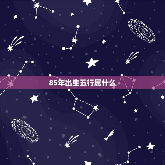 85年出生五行属什么,1985年出生是什么命 85年出生五行属什么,1985年出生是什么命