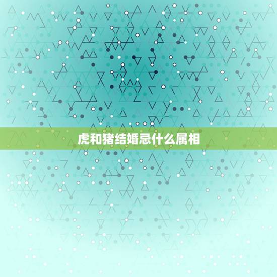 虎和猪结婚忌什么属相,95年男猪和98年女虎结婚送客禁忌什么属相? 虎和猪结婚忌什么属相,95年男猪和98年女虎结婚送客禁忌什么属相?