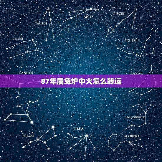 87年属兔炉中火怎么转运,属兔 1987 5 月16出生 炉中火命佩戴 87年属兔炉中火怎么转运,属兔 1987 5 月16出生 炉中火命佩戴
