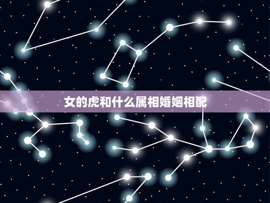 女的虎和什么属相婚姻相配，女属虎的和什么属相最配