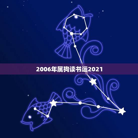 2006年属狗读书运2021，2021年属狗人的全年运势及运程？