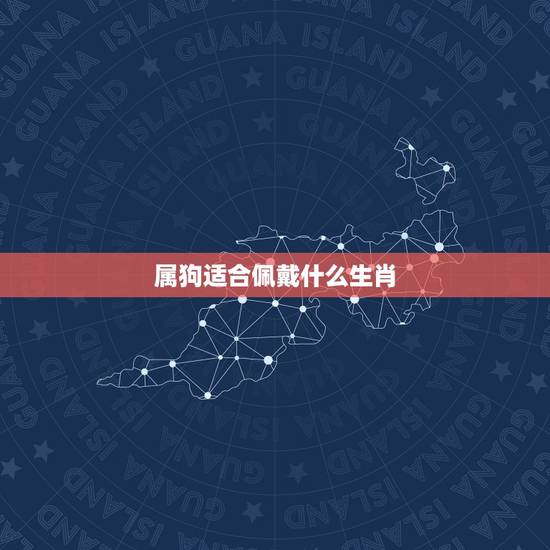 属狗适合佩戴什么生肖，属狗的适合佩戴貔貅吗
