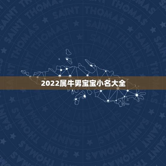 2022属牛男宝宝小名大全，男孩子小名大全2022 属牛