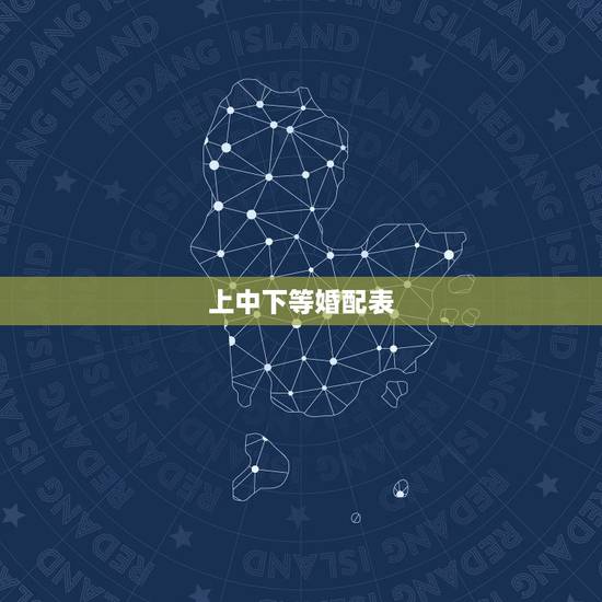上中下等婚配表，寅虎丑牛是断婚