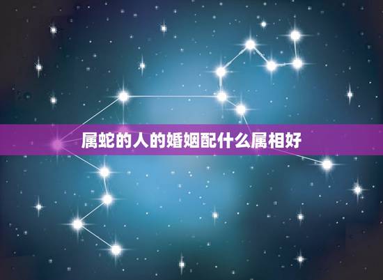 属蛇的人的婚姻配什么属相好，属蛇人的婚姻与命运 是好还是坏