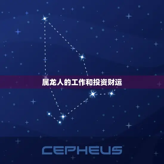 属龙人的工作和投资财运