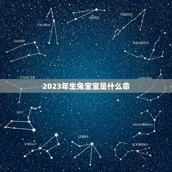 2023年生兔宝宝是什么命，2023兔宝宝出世旺父母