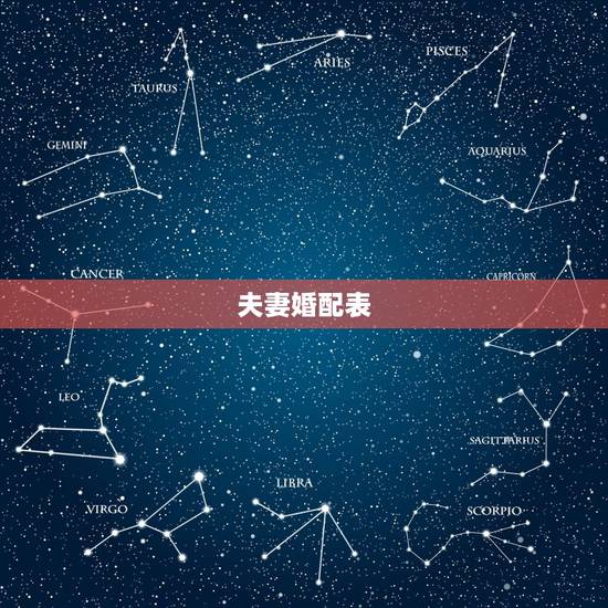 夫妻婚配表，属相婚配表，属蛇的和什么属相最配