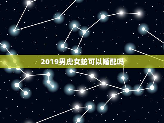 2019男虎女蛇可以婚配吗，属虎的女人和属蛇的男人在一起是不是注定今年