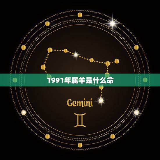 1991年属羊是什么命，91年属羊终身贵人