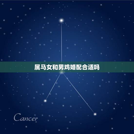 属马女和男鸡婚配合适吗，属马的跟属鸡的人相配吗