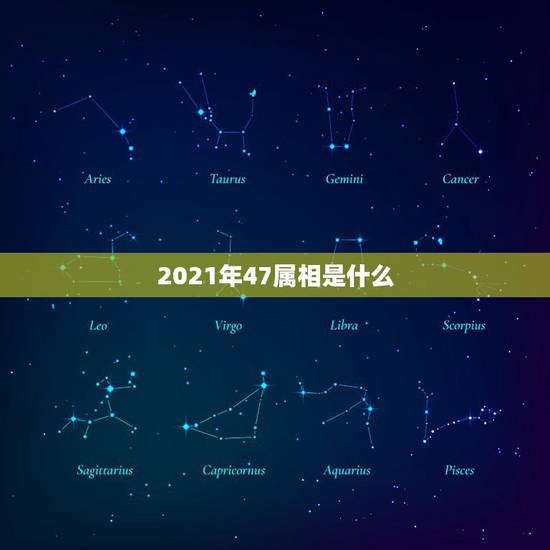 2021年47属相是什么,十二生肖年份表2021 2021年47属相是什么,十二生肖年份表2021