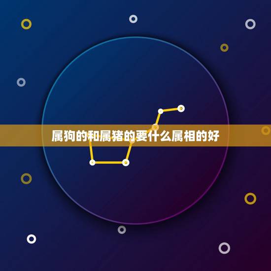 属狗的和属猪的要什么属相的好，我和老公两个属狗的孩子属猪的想再要个孩子