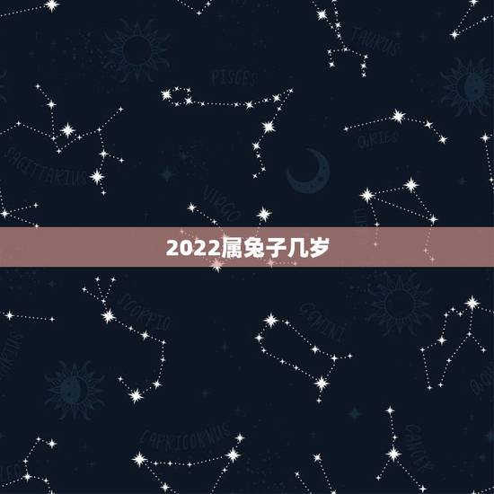2022属兔子几岁,属兔年龄对照表 2022属兔子几岁,属兔年龄对照表