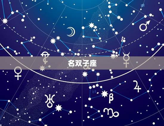 名双子座