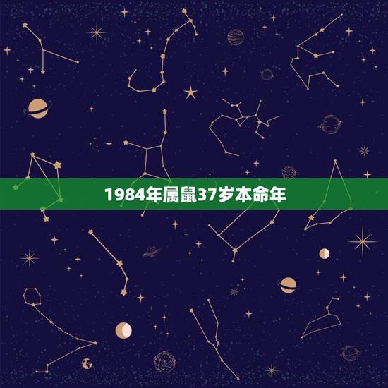 1984年属鼠37岁本命年，84年属鼠的人2022 年运程
