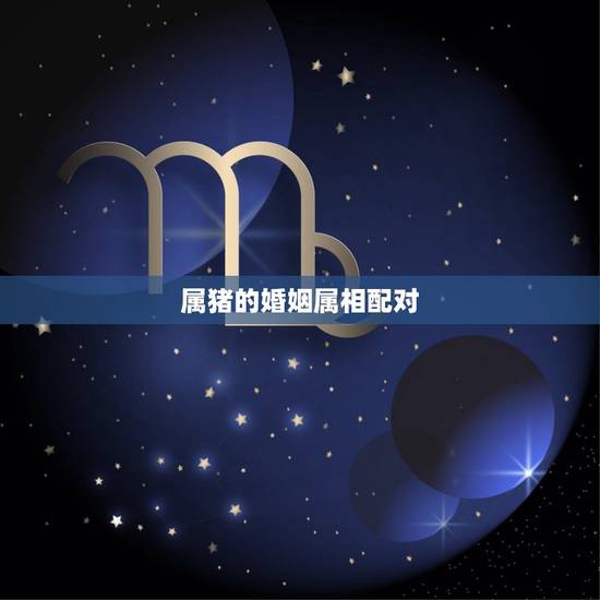 属猪的婚姻属相配对，属猪的和什么属相最配婚姻