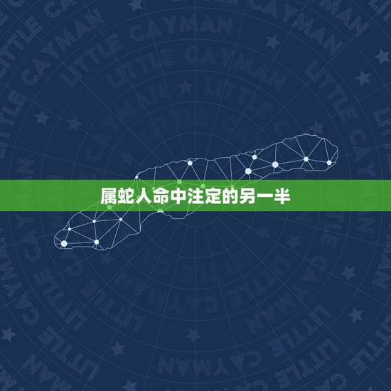 属蛇人命中注定的另一半，被另一半疼的八字