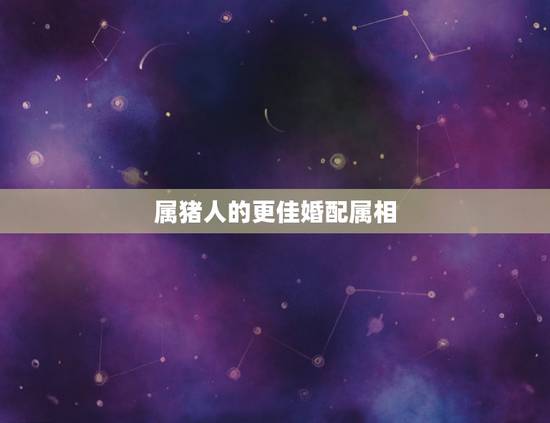 属猪人的更佳婚配属相,猪男更好婚配 属猪人的更佳婚配属相,猪男更好婚配