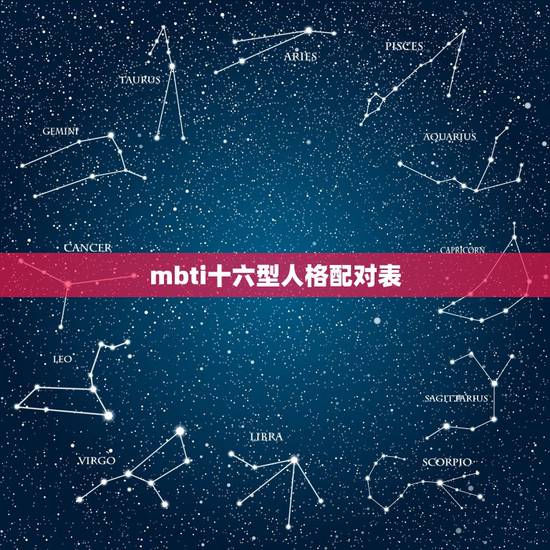 mbti十六型人格配对表 mbti最佳配对 mbti十六型人格配对表 mbti最佳配对