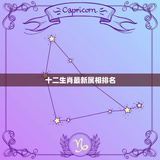 十二生肖最新属相排名，十二生肖的排名是谁定的呢？