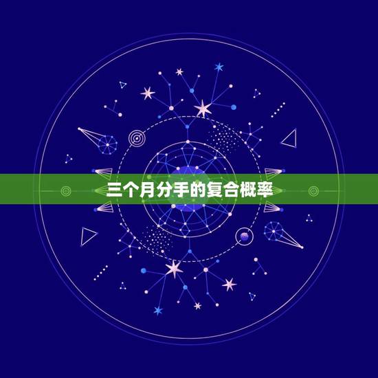 三个月分手的复合概率,恋人分手后又复合的概率有多大?一般需要多长时间才 三个月分手的复合概率,恋人分手后又复合的概率有多大?一般需要多长时间才