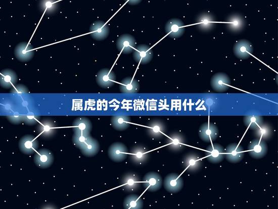 属虎的今年微信头用什么，74年属虎的人微信用什么头像会招财进宝