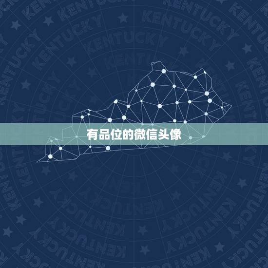 有品位的微信头像，什么样的微信头像算是比较高调的那种？