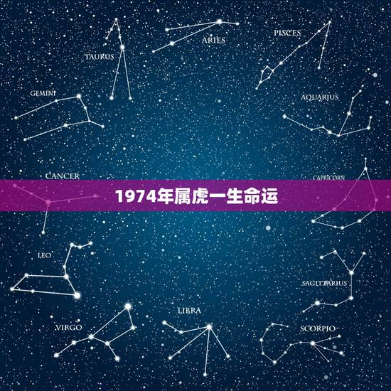 1974年属虎一生命运，1974属虎人2022 年运势